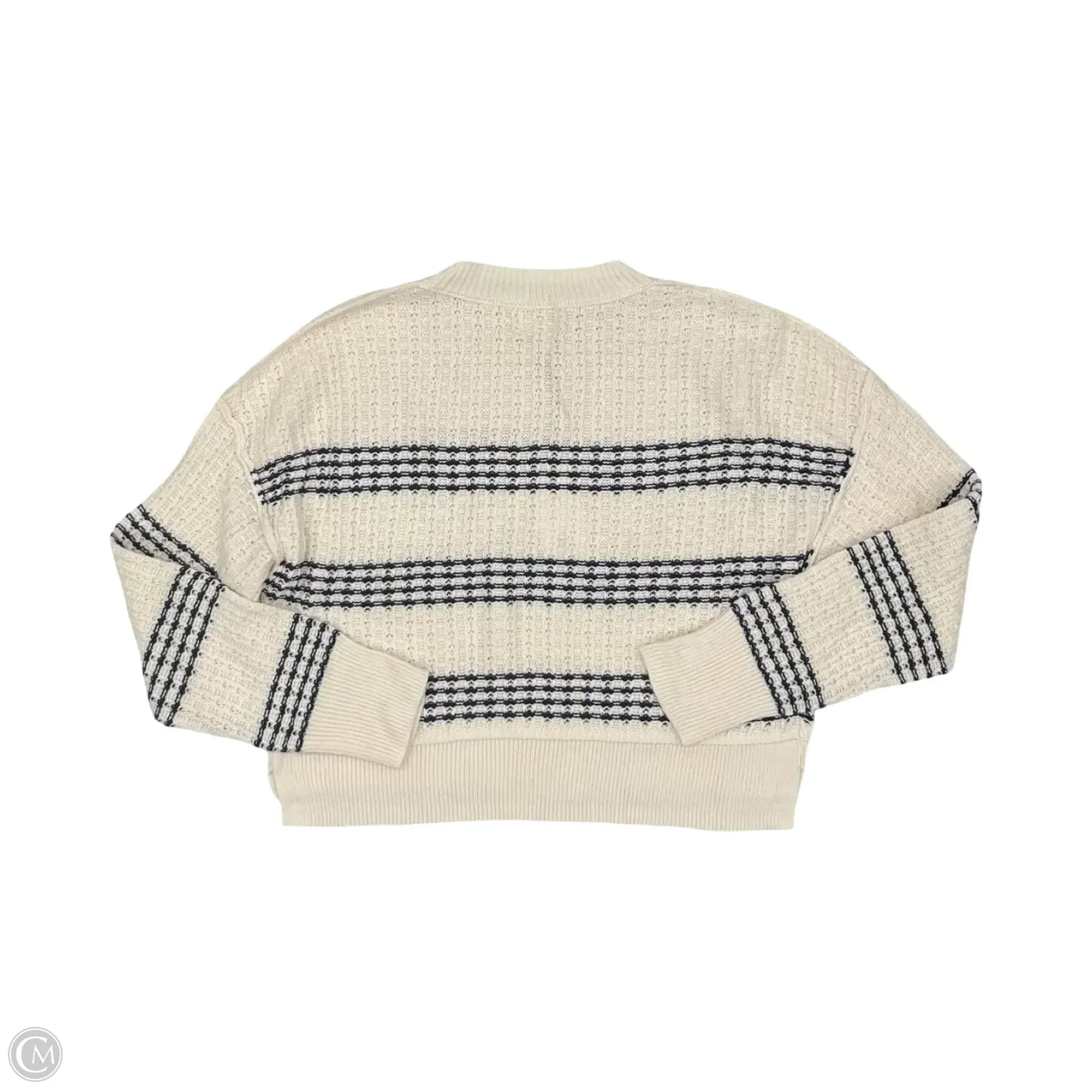 Sweater By Thread And Supply In Blue & Cream, Size: M
