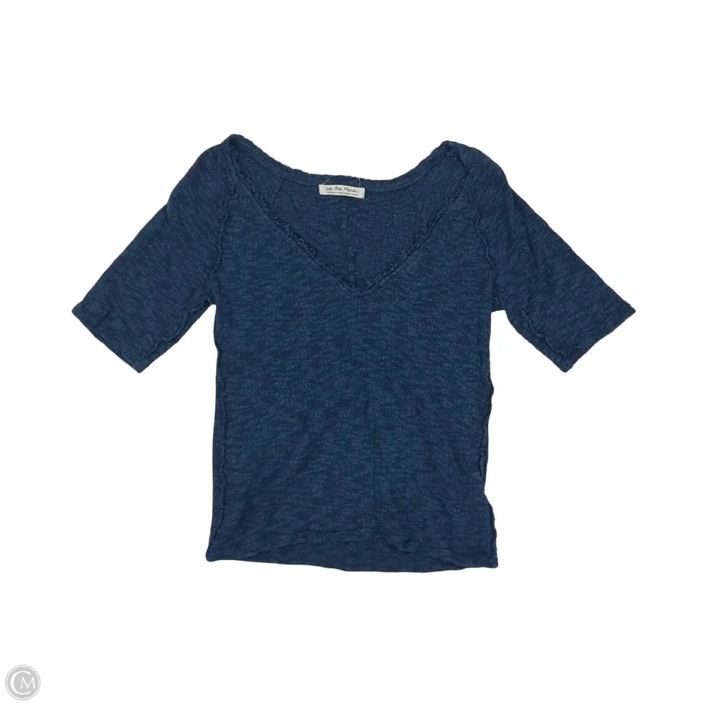 Top Short Sleeve By We The Free In Blue, Size: L