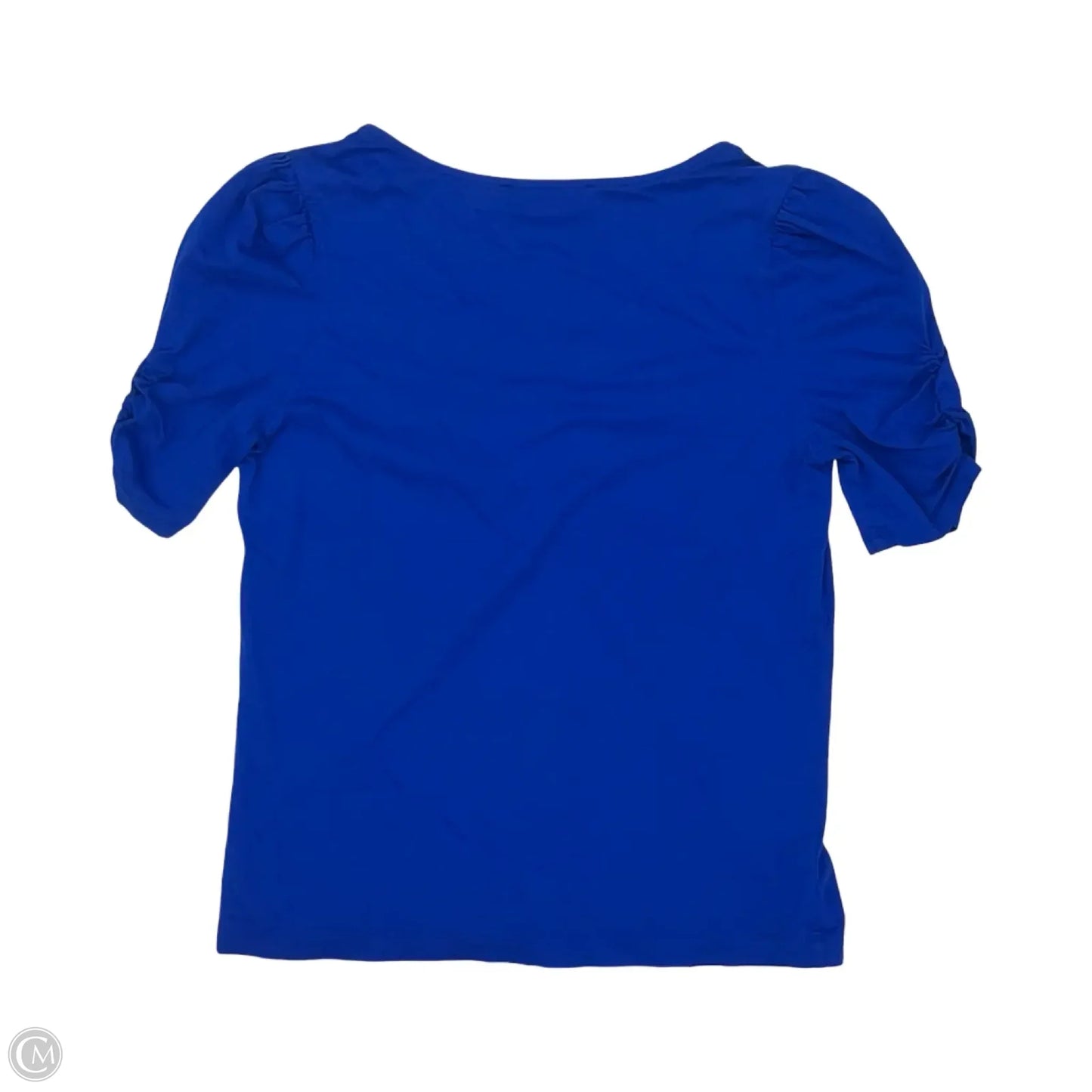 Top Short Sleeve By Loft In Blue, Size: M