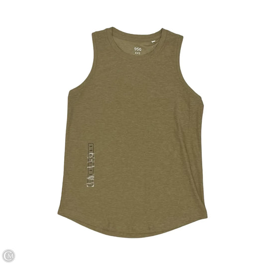 Athletic Tank Top By Dsg Outerwear In Brown, Size: Xxs