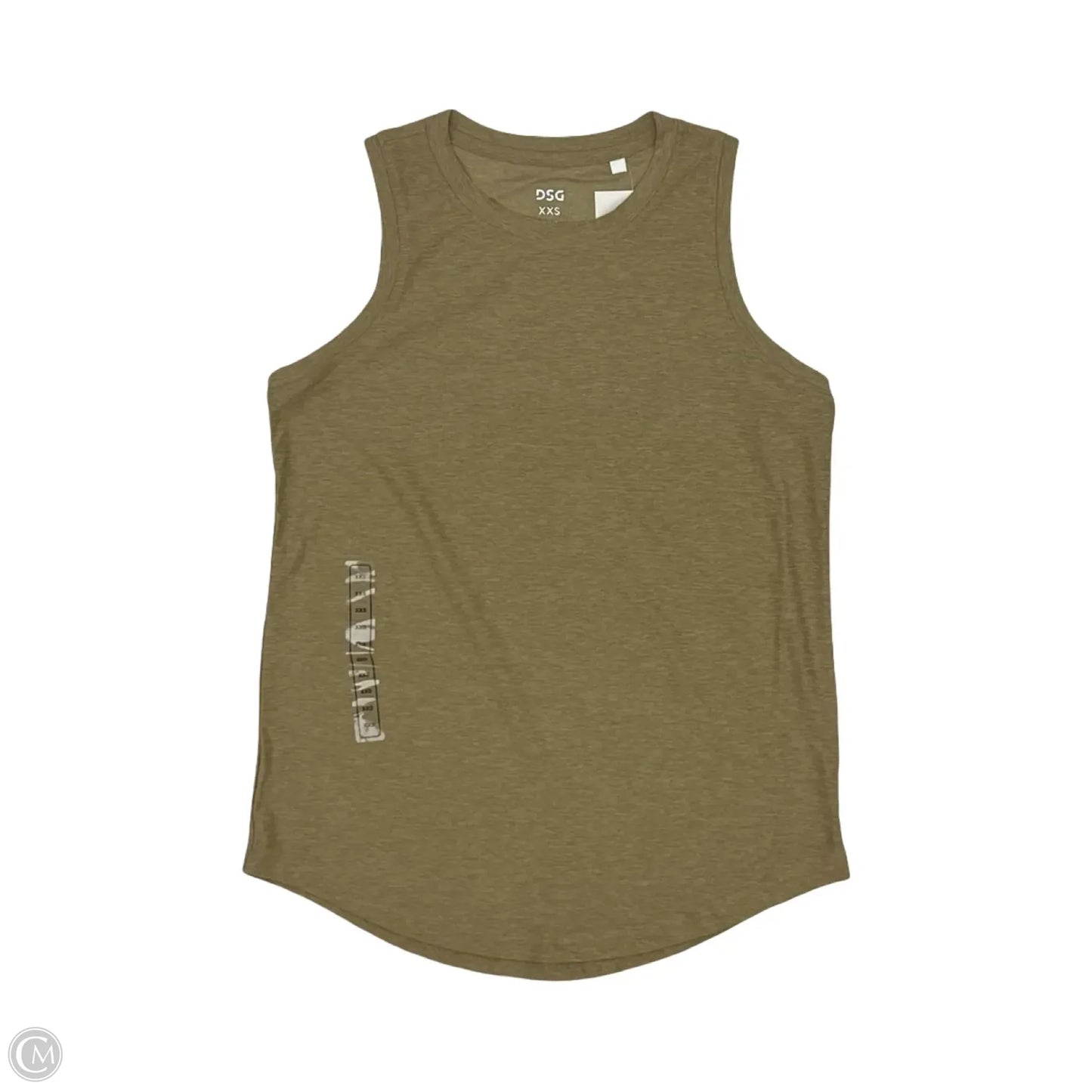 Athletic Tank Top By Dsg Outerwear In Brown, Size: Xxs