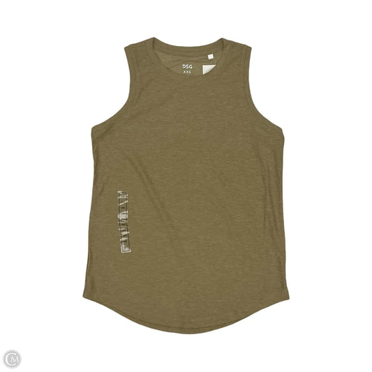 Athletic Tank Top By Dsg Outerwear In Brown, Size: Xxs