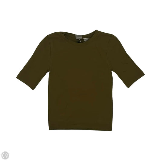 Athletic Top Short Sleeve By Calia In Green, Size: S