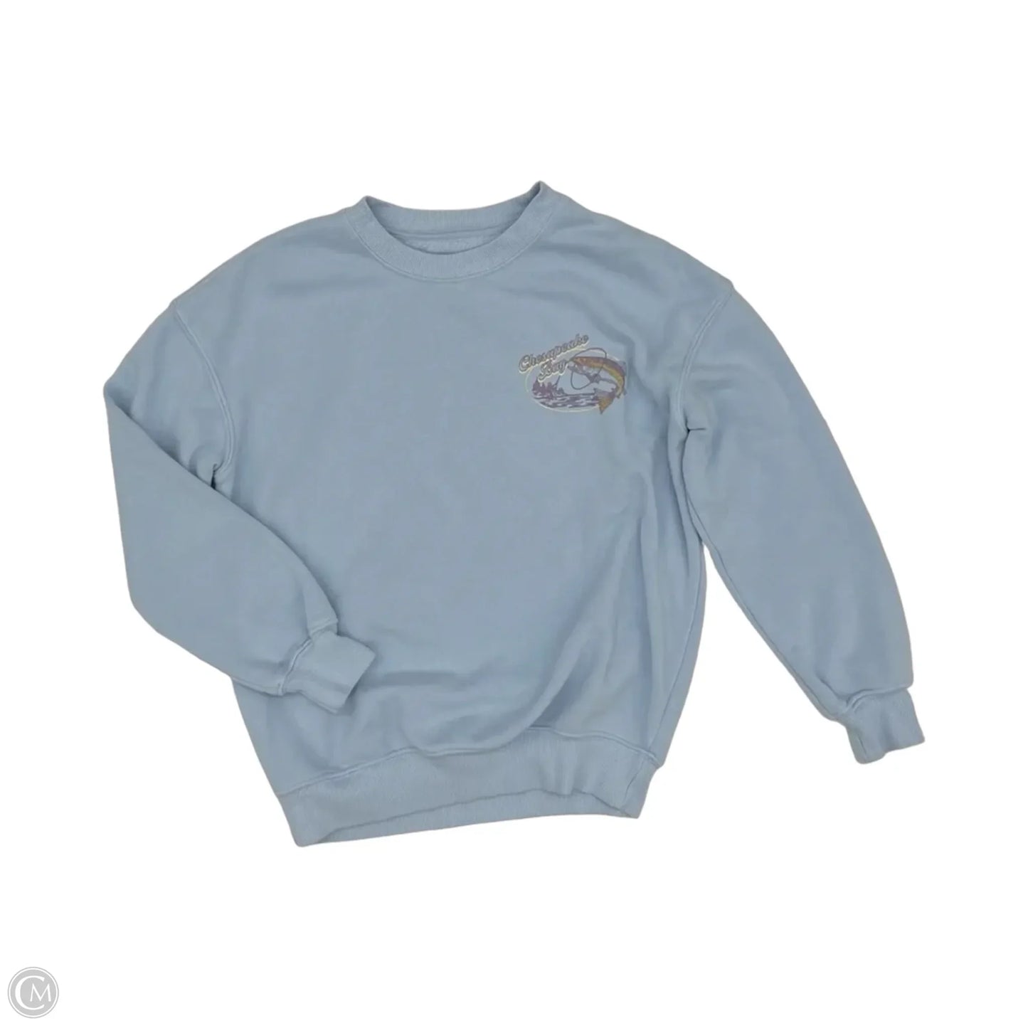 Sweatshirt Crewneck By Zoe And Liv In Blue, Size: Xxs
