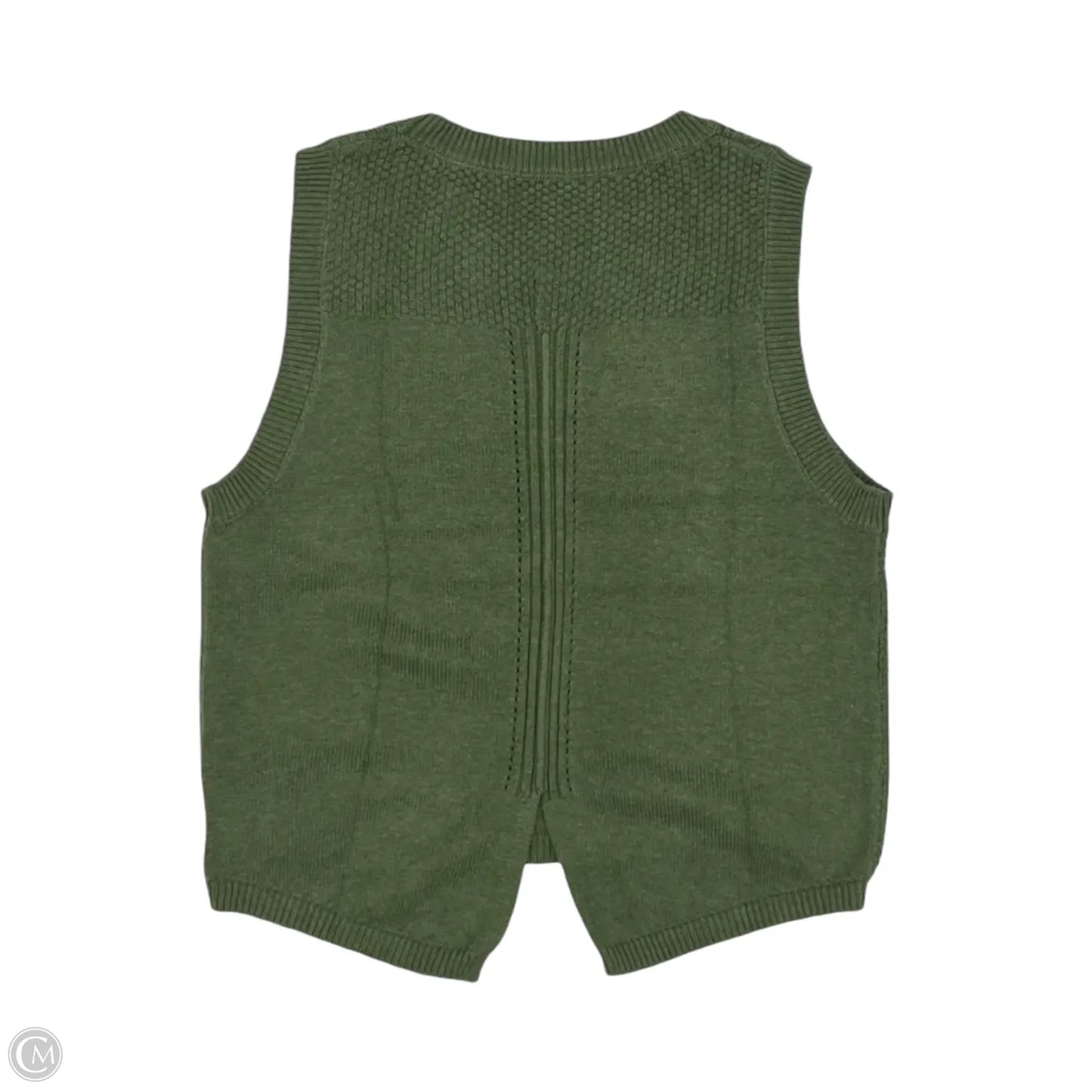 Vest Sweater By Cmf In Green, Size: M