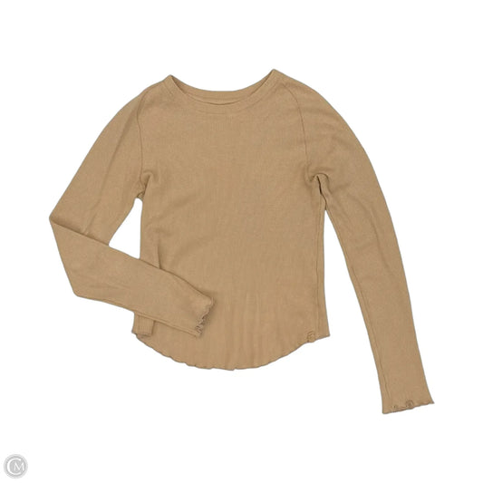 Top Long Sleeve By We The Free In Brown, Size: S