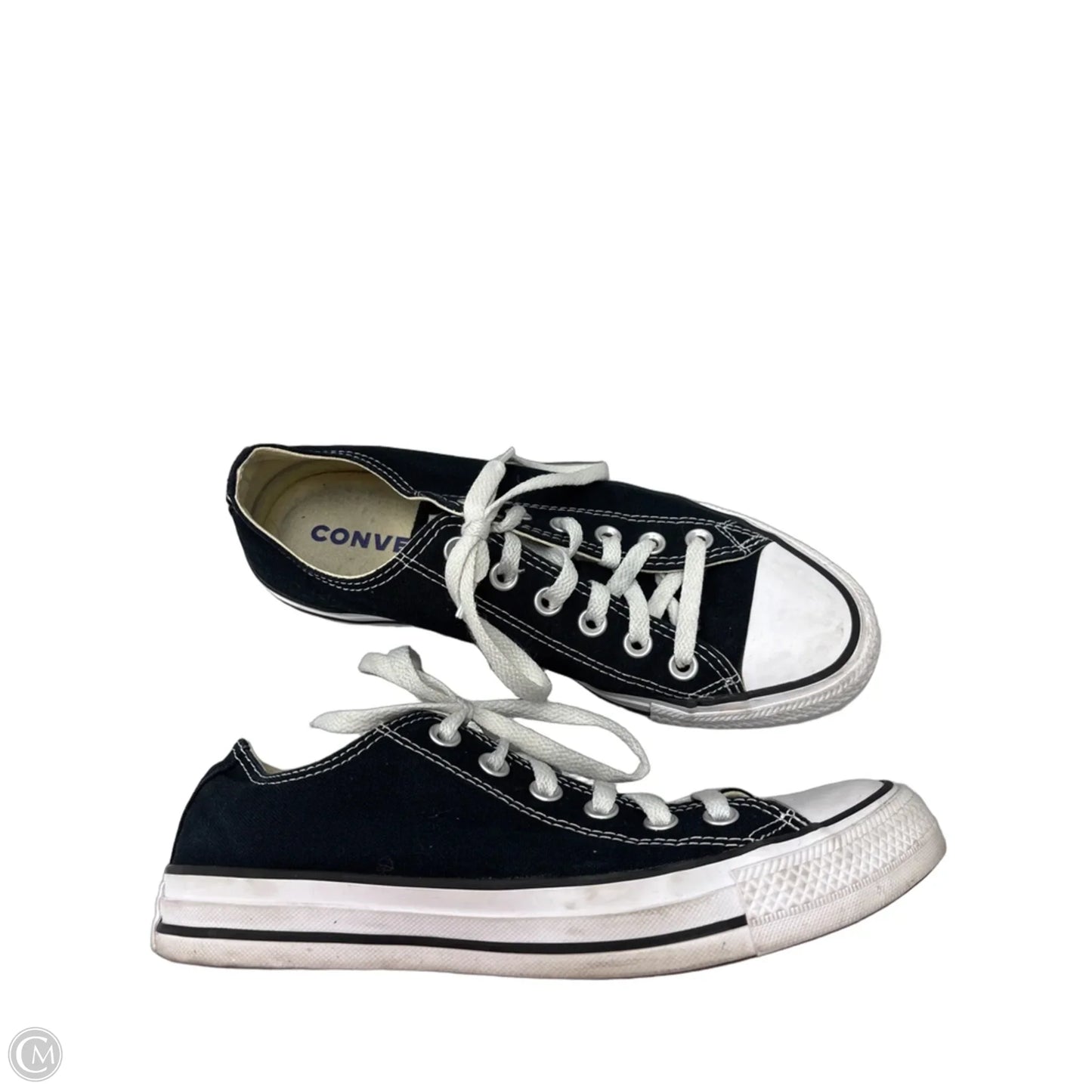 Shoes Sneakers By Converse In Black & White, Size: 8.5