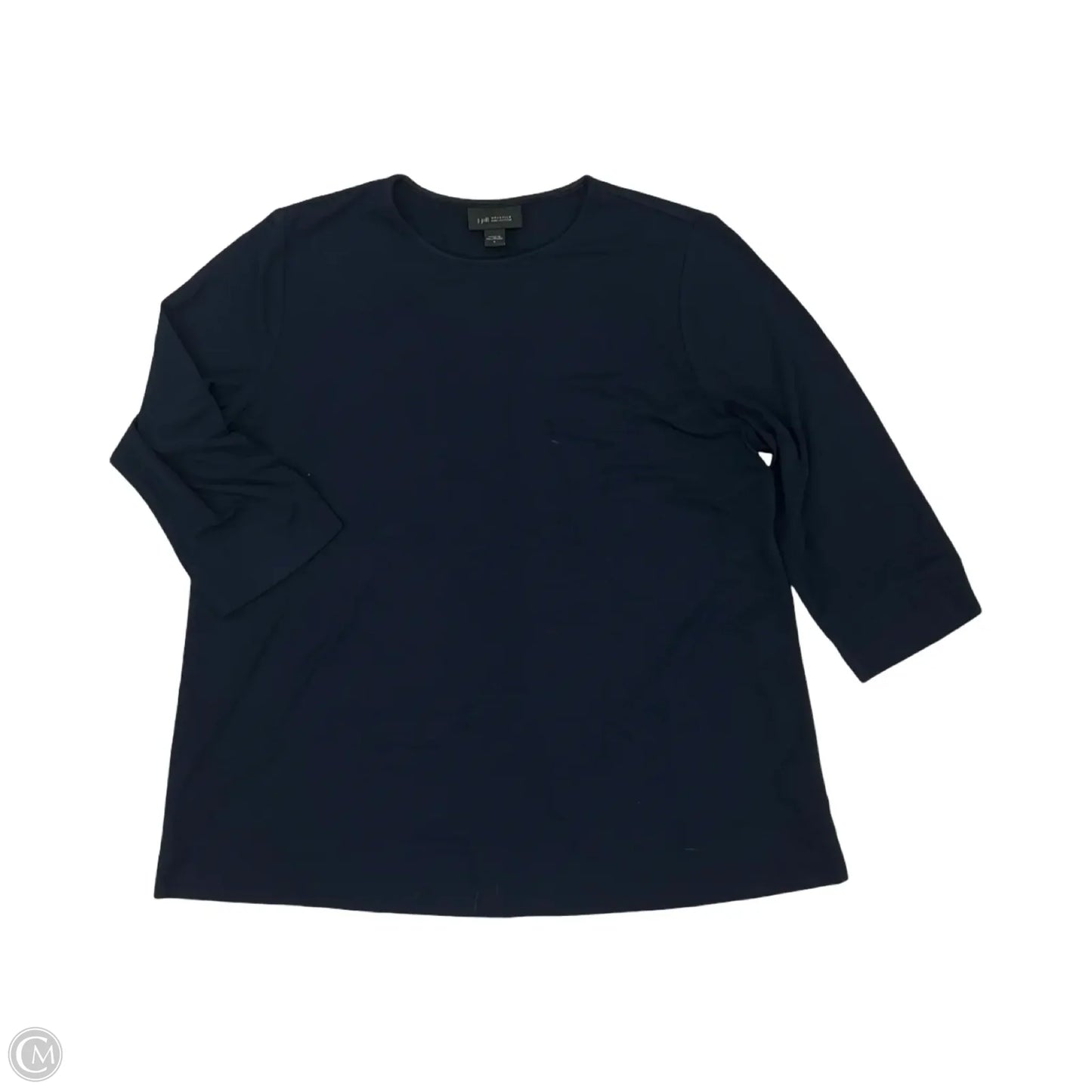 Top 3/4 Sleeve By J. Jill In Navy, Size: S