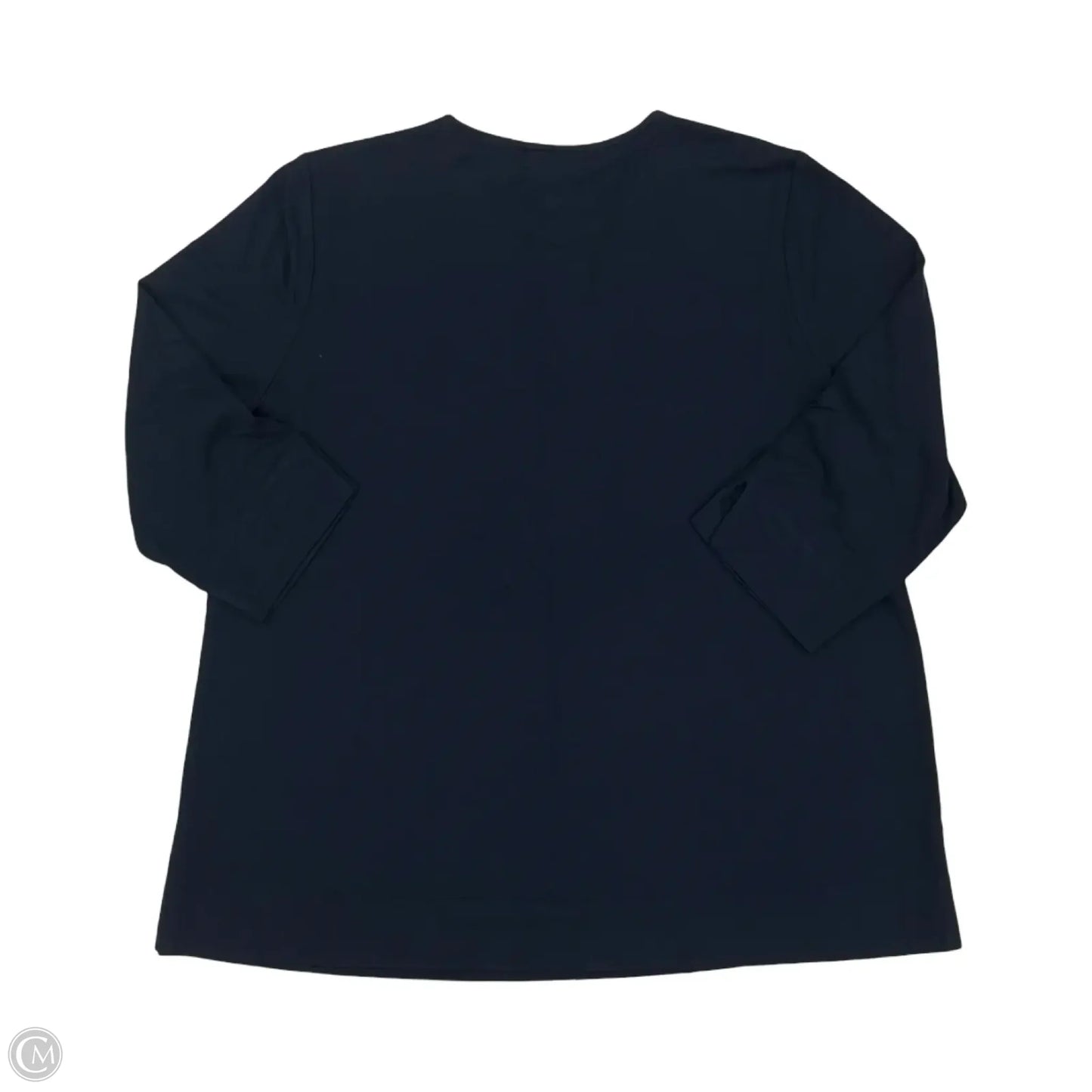 Top 3/4 Sleeve By J. Jill In Navy, Size: S