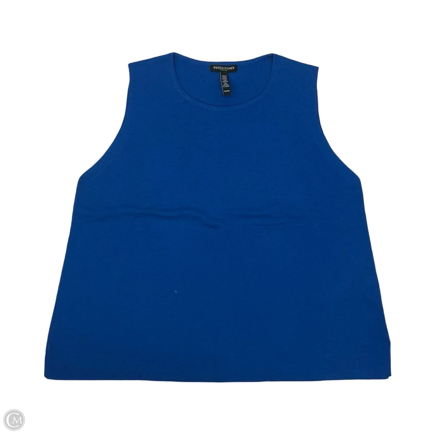 Top Sleeveless By Eileen Fisher In Blue, Size: Mp