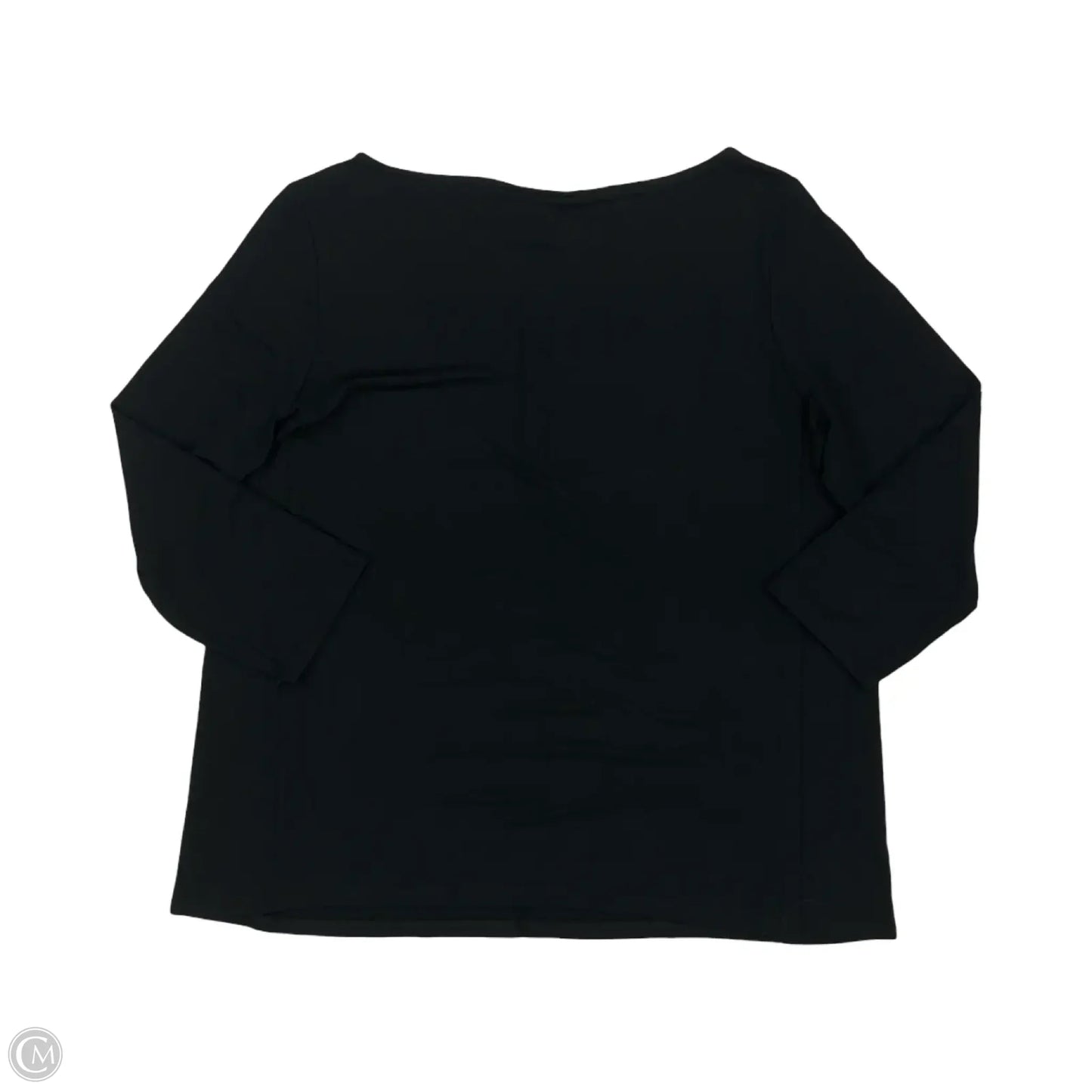 Top Long Sleeve By J. Jill In Black, Size: S
