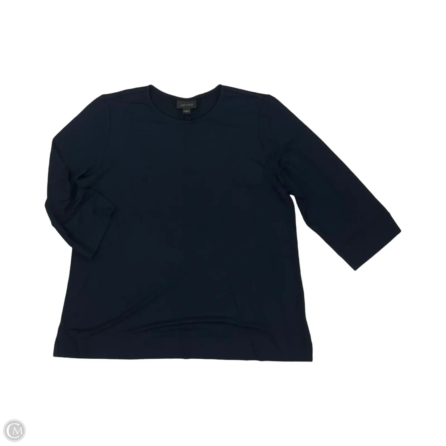 Top 3/4 Sleeve By J. Jill In Navy, Size: S