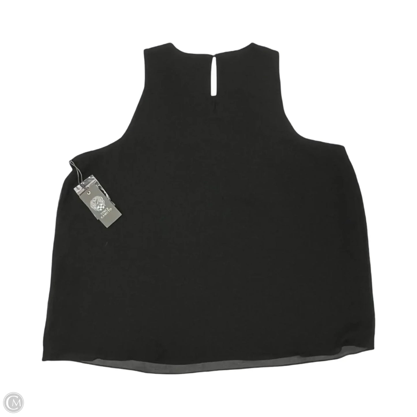 Blouse Sleeveless By Vince Camuto In Black, Size: Xl