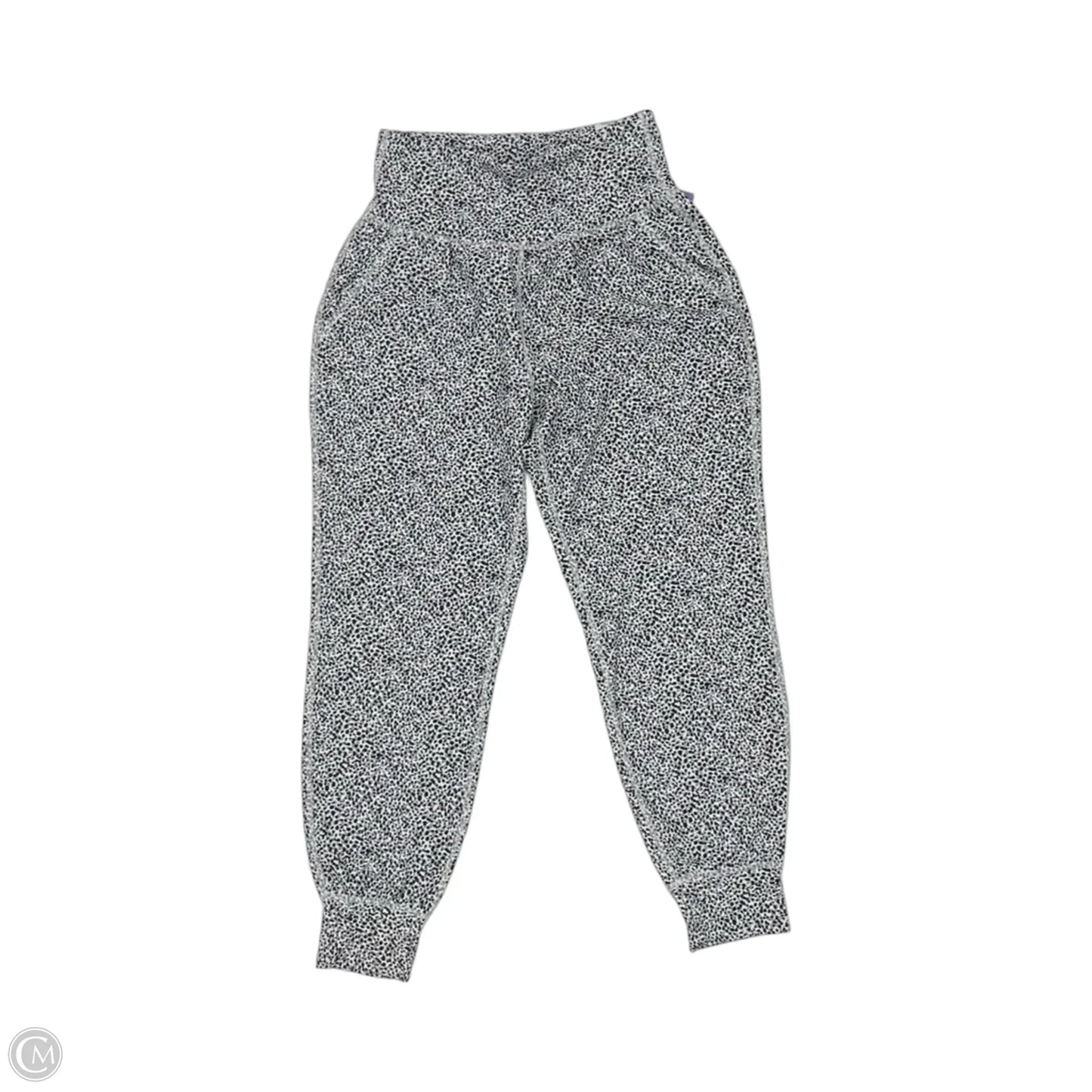 Athletic Pants By Old Navy In Black & Cream, Size: M