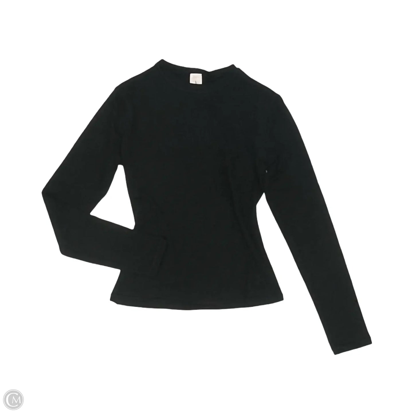 Top Long Sleeve By Clothes Mentor In Black, Size: L