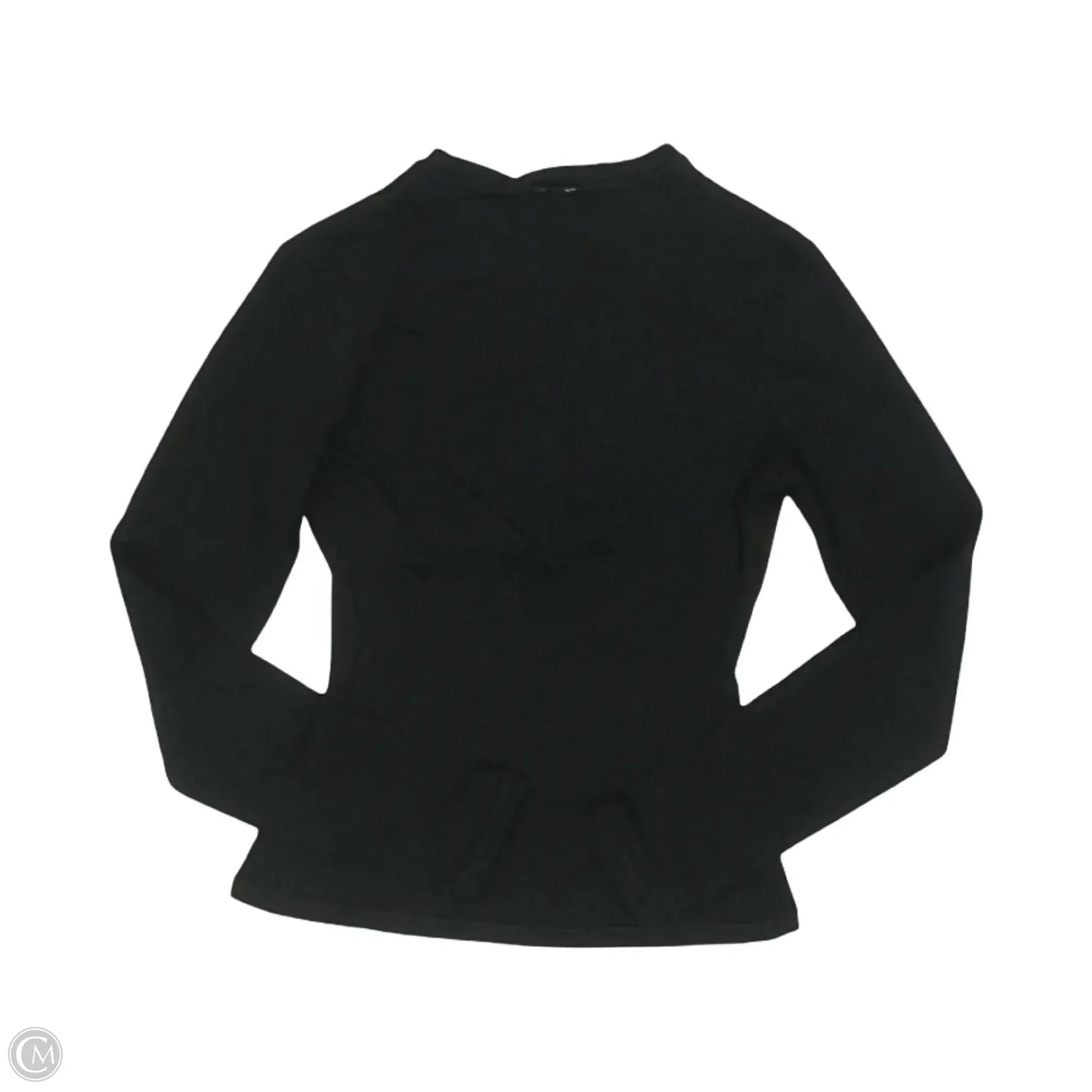 Top Long Sleeve By Clothes Mentor In Black, Size: L