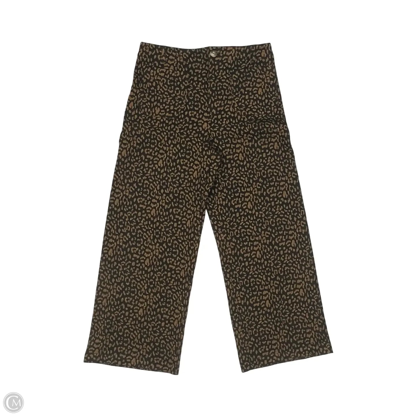 Pants Wide Leg By Eesome In Black & Brown, Size: M