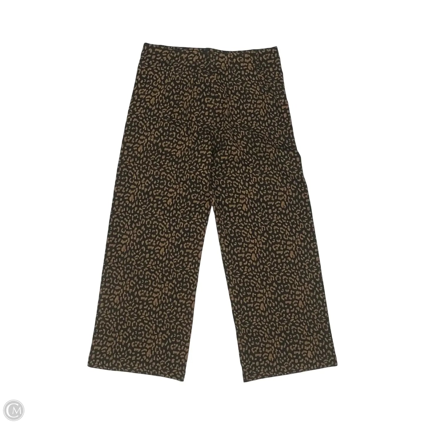 Pants Wide Leg By Eesome In Black & Brown, Size: M