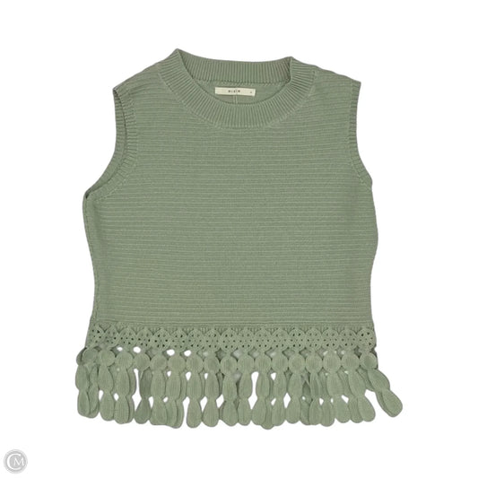 Top Sleeveless By Clothes Mentor In Green, Size: L
