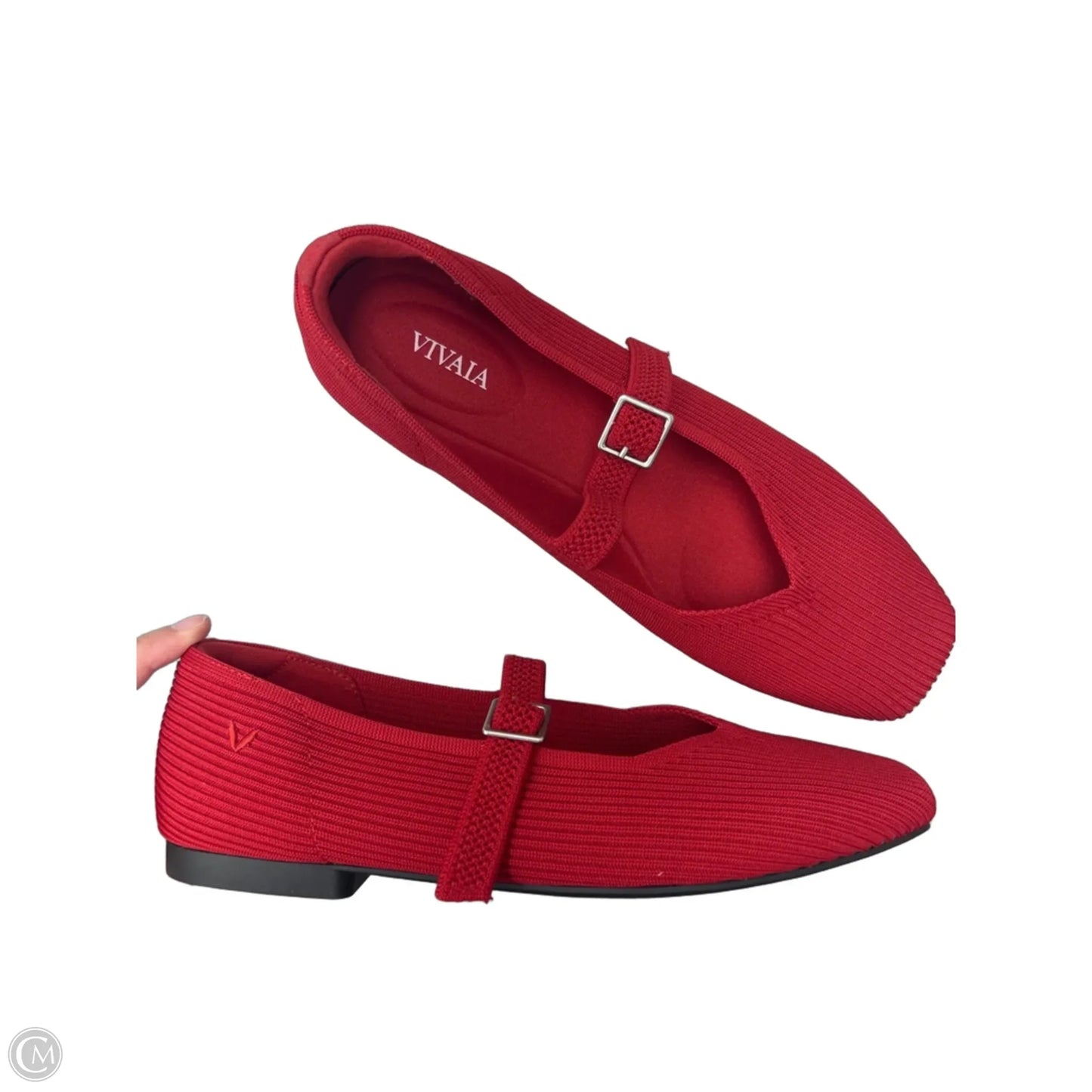 Shoes Flats By Vivaia In Red, Size: 9