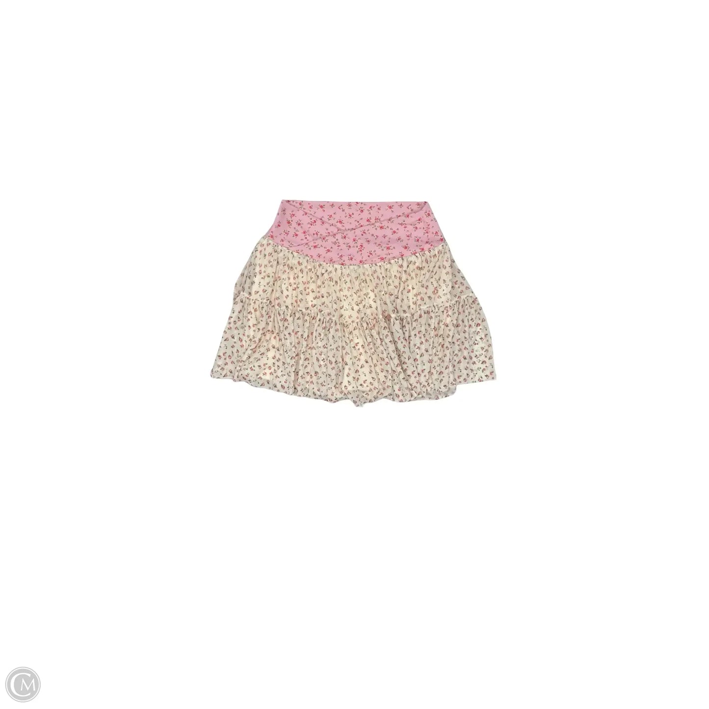 Skort By Clothes Mentor In Floral Print, Size: M