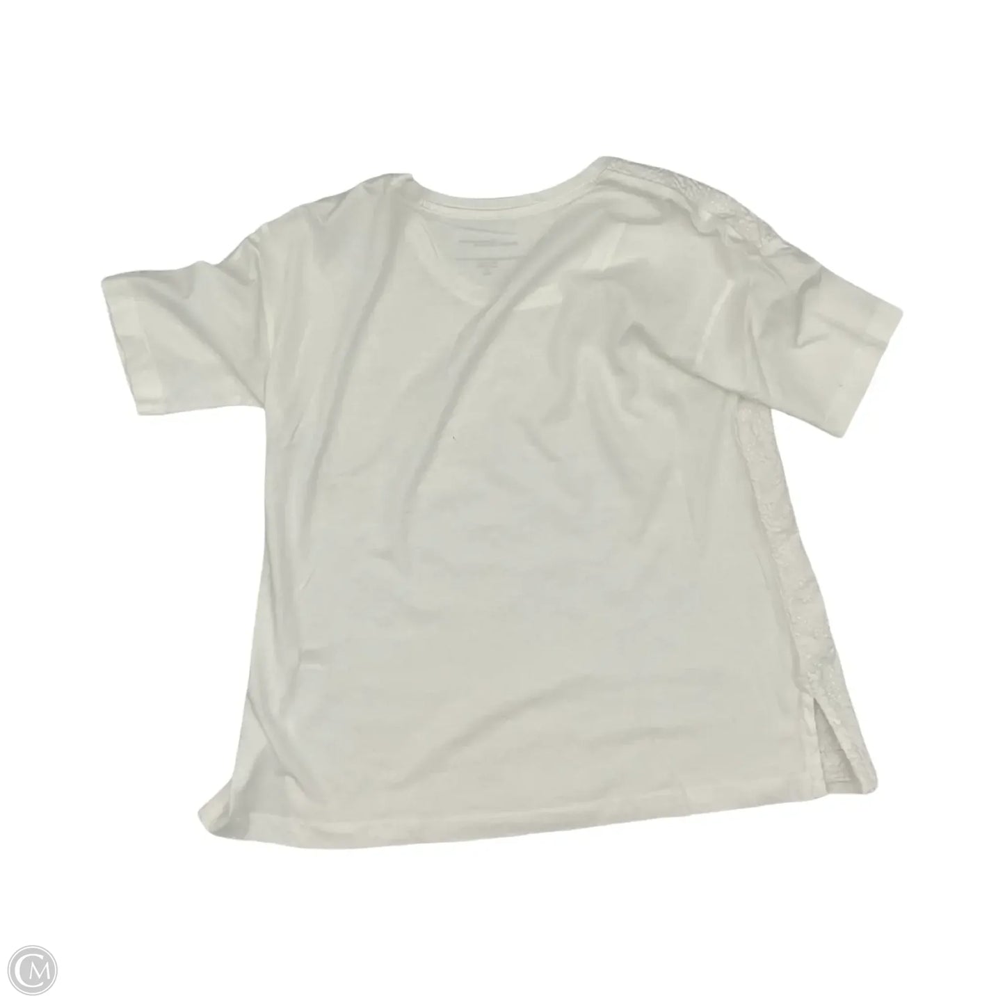 Top Short Sleeve By Pure Jill In Cream, Size: Xsp