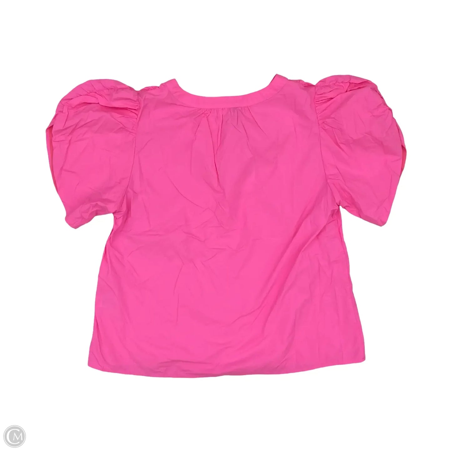 Blouse Short Sleeve By Thml In Pink, Size: L