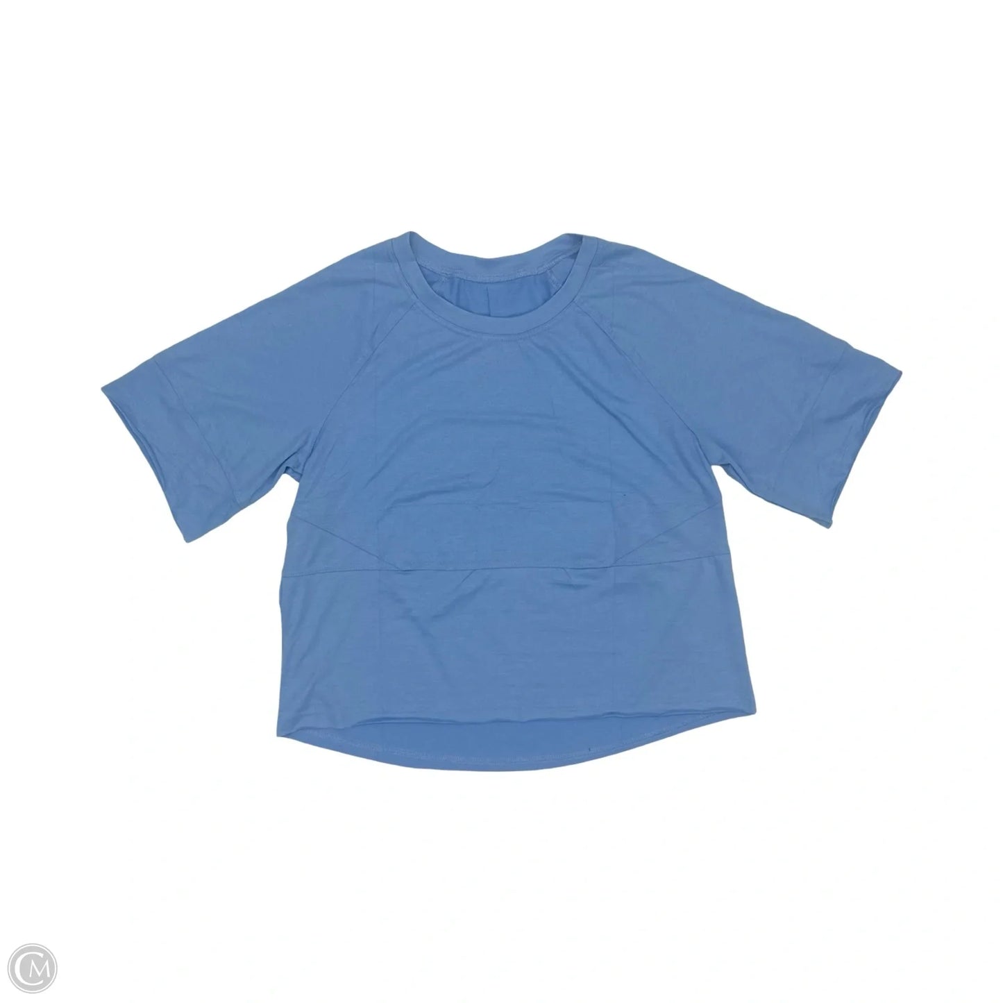 Top Short Sleeve By Cmf In Blue, Size: S