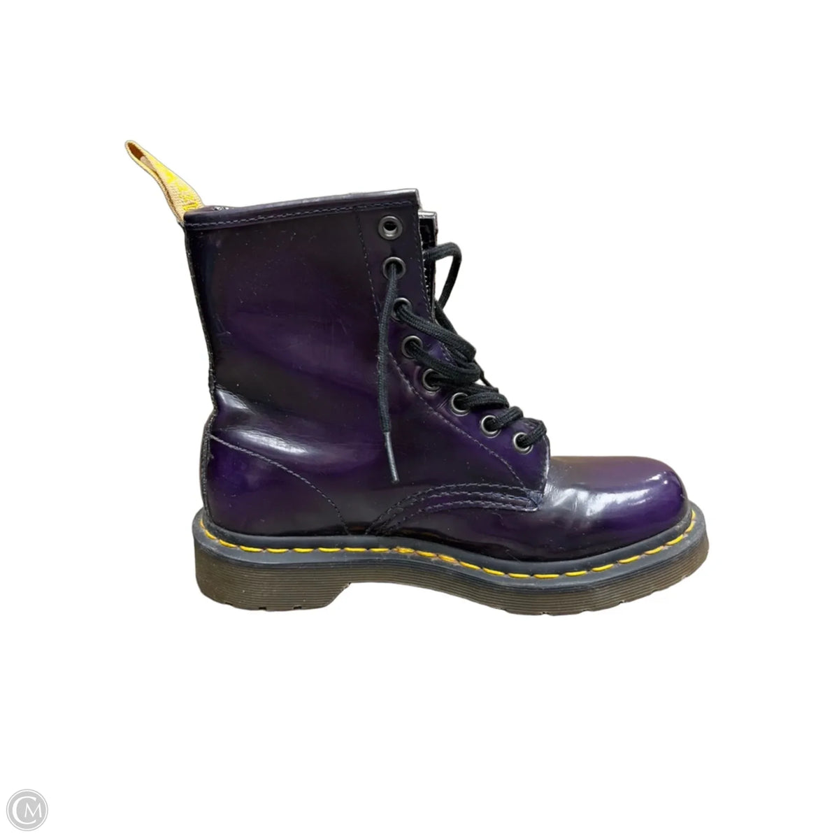 Boots Combat By Dr Martens In Purple, Size: 6