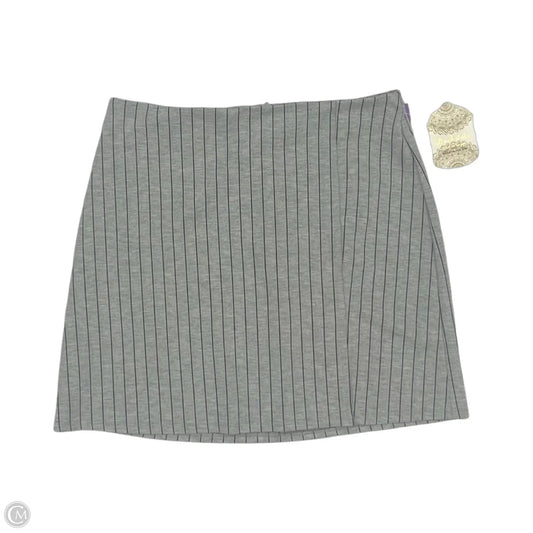 Skirt Mini & Short By Altard State In Black & Grey, Size: L