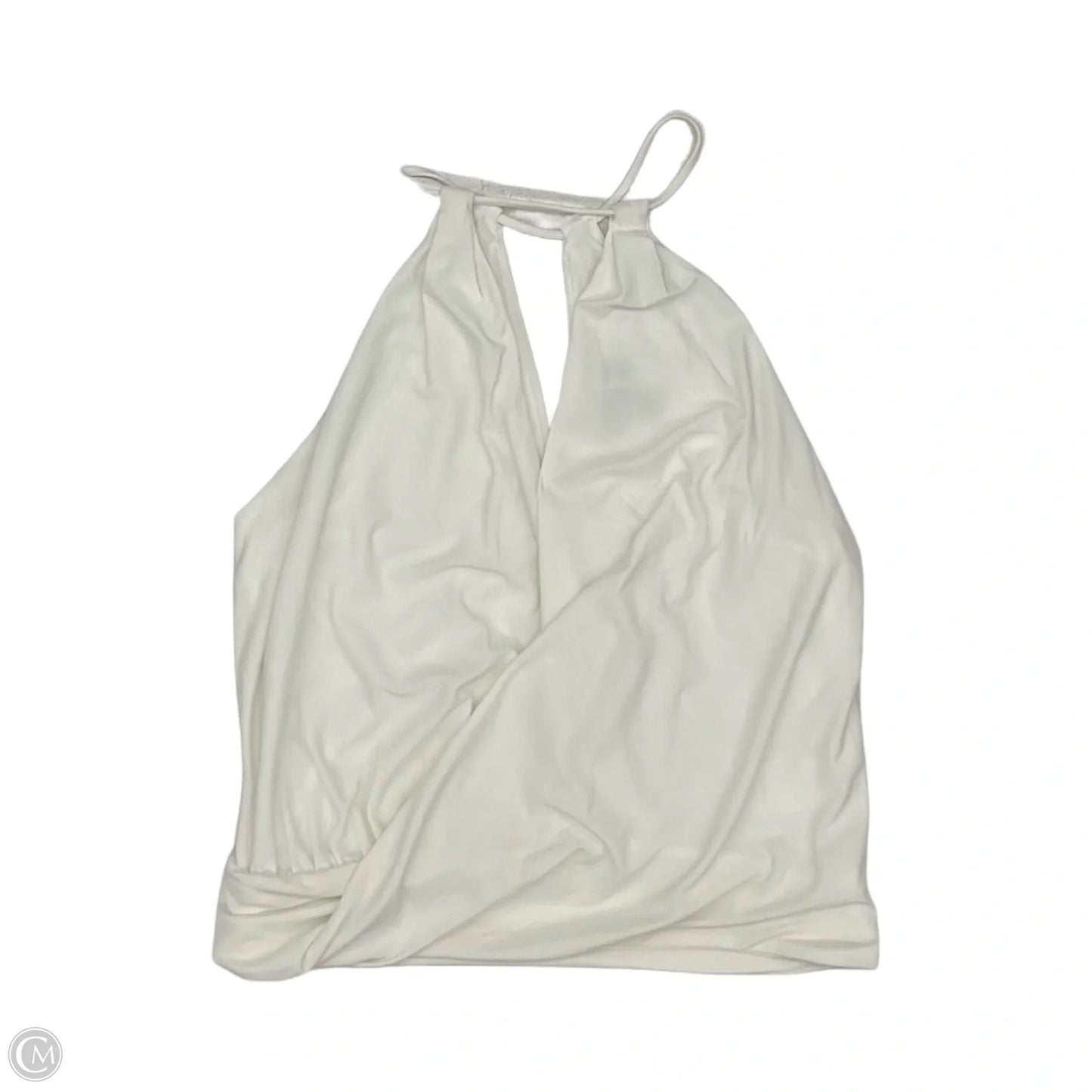 Blouse Sleeveless By Express In Cream, Size: Xs