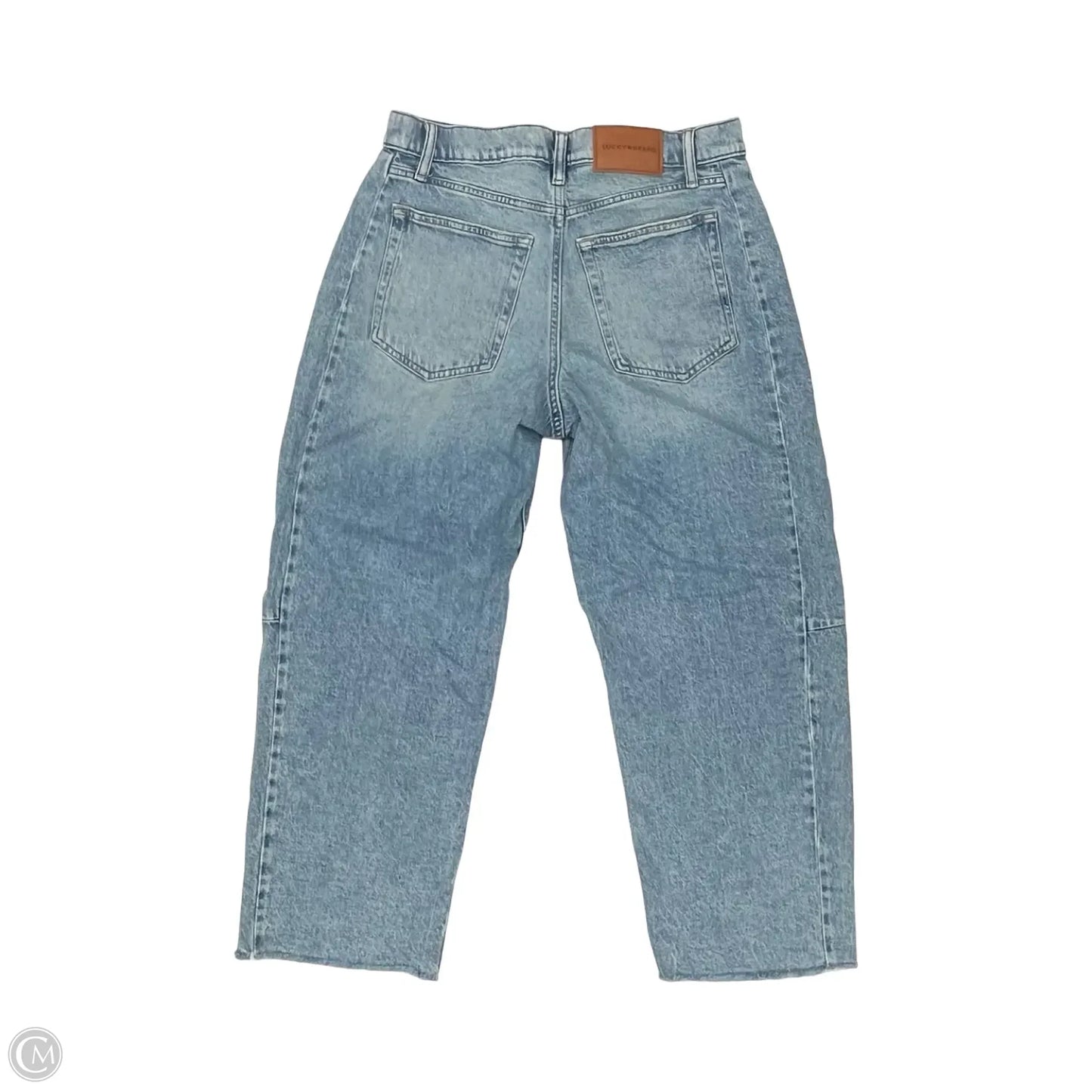 Jeans Straight By Lucky Brand In Blue Denim, Size: 6