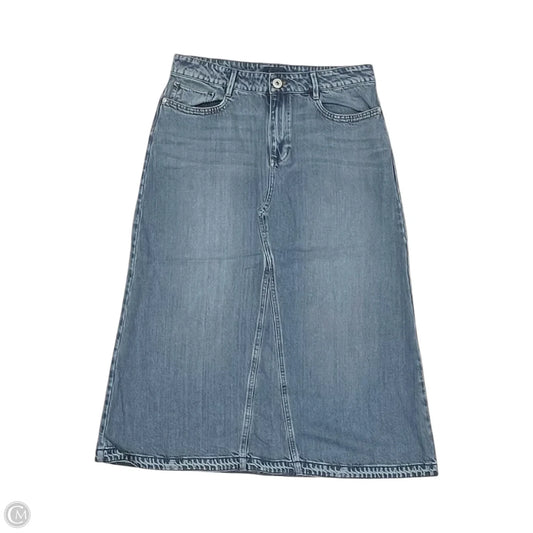 Skirt Midi By J. Jill In Blue Denim, Size: 6