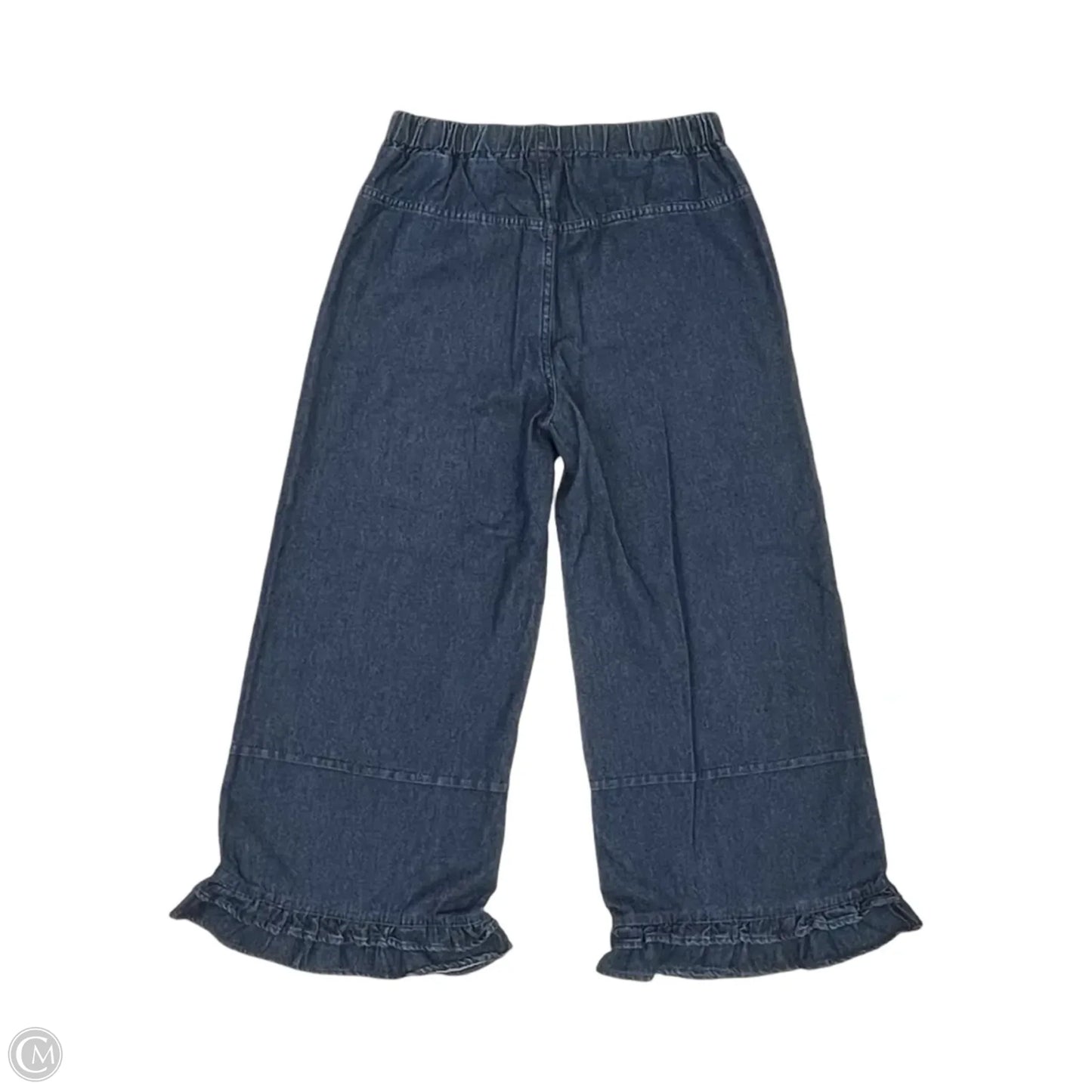 Pants Wide Leg By Clothes Mentor In Blue Denim, Size: 4