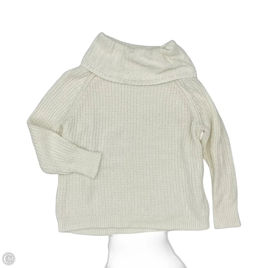 Top Long Sleeve By Talbots In Blue & Cream, Size: Xl