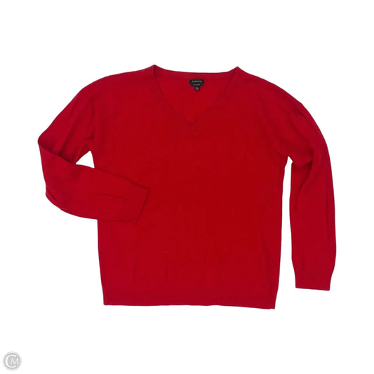 Sweater Cashmere By Talbots In Red, Size: Xl