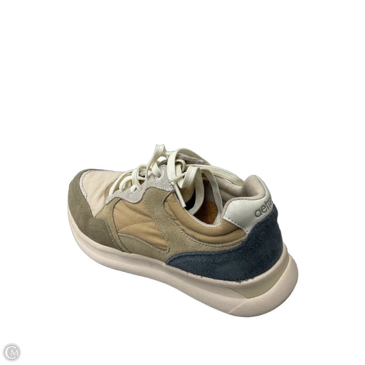 Shoes Sneakers By Aetrex In Blue & Brown, Size: 7