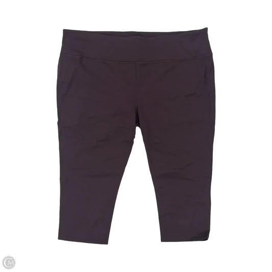 Athletic Leggings Capris By Athleta In Purple, Size: 2x
