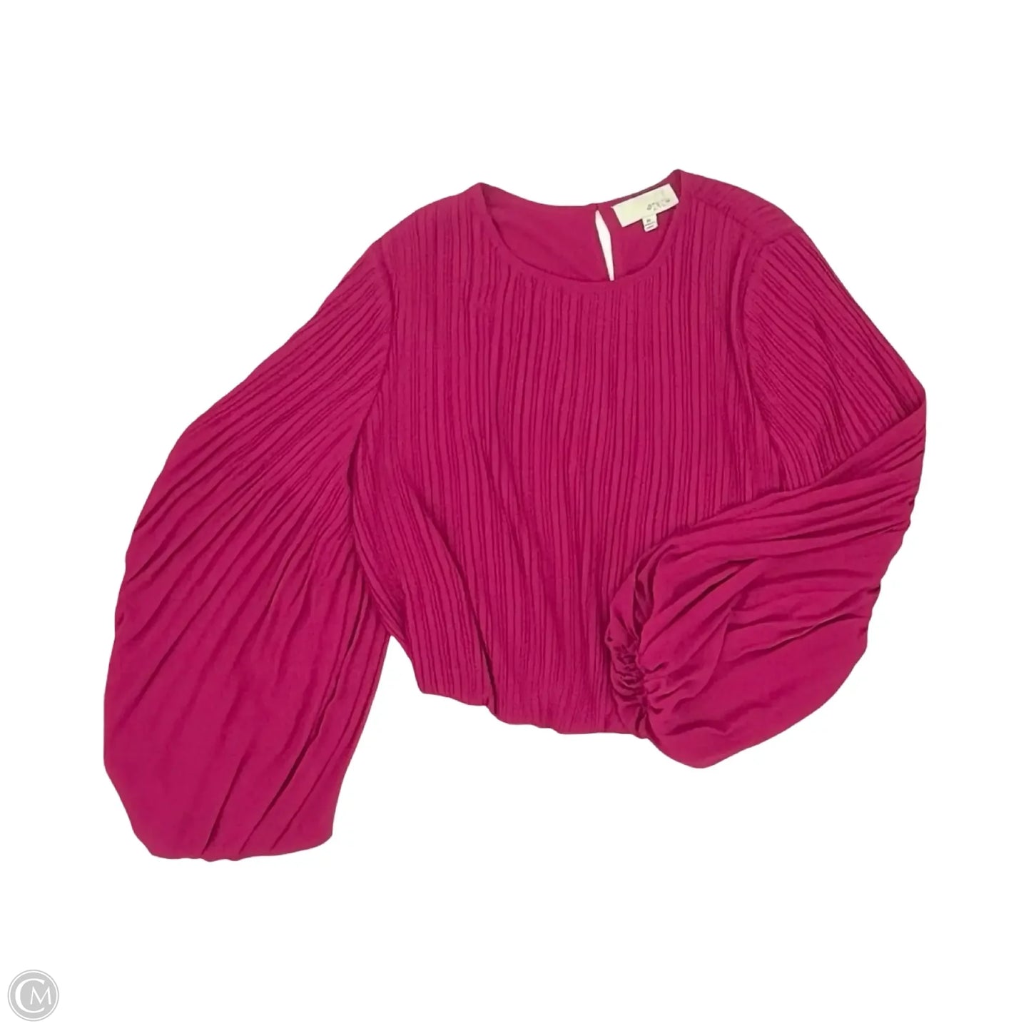 Blouse Long Sleeve By Pinch In Pink, Size: M