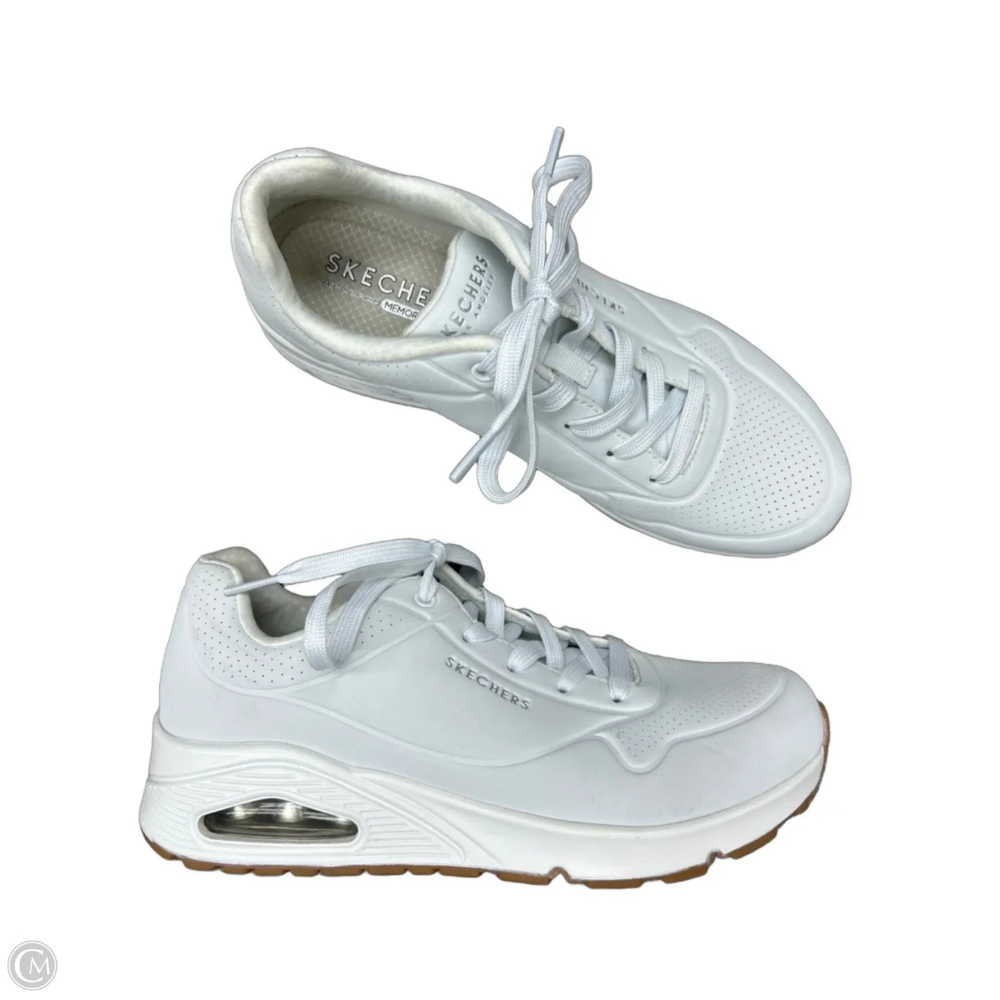 Shoes Sneakers By Skechers In White, Size: 10