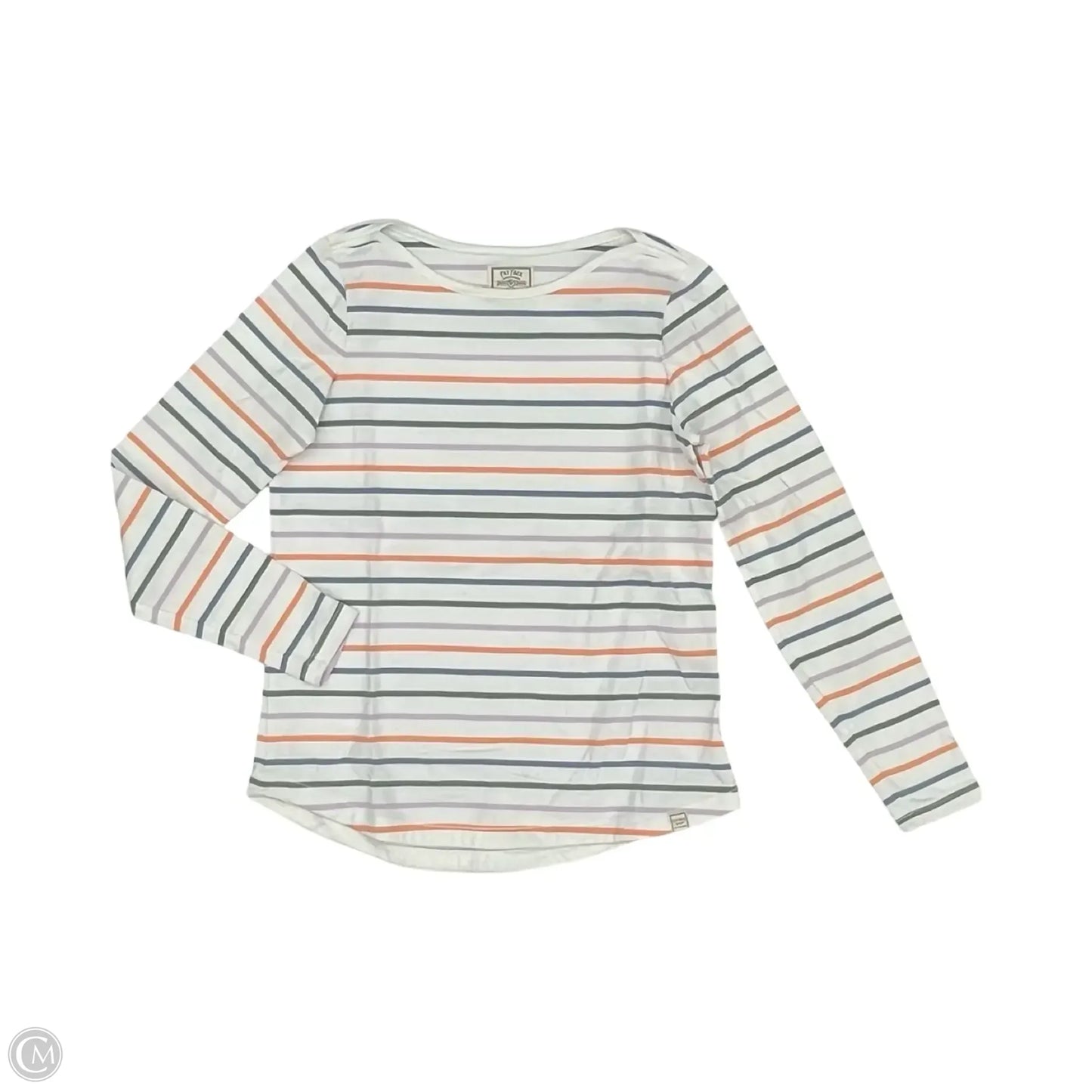 Top Long Sleeve By Fatface In Striped Pattern, Size: S