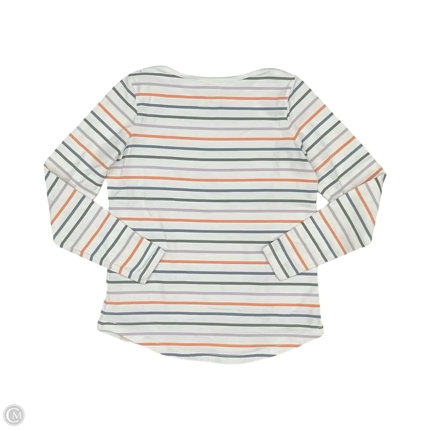 Top Long Sleeve By Fatface In Striped Pattern, Size: S