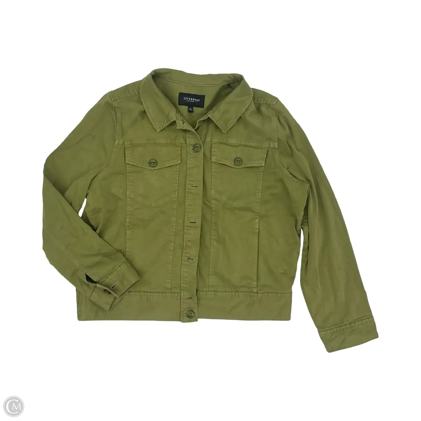 Jacket Other By Liverpool In Green, Size: Xl