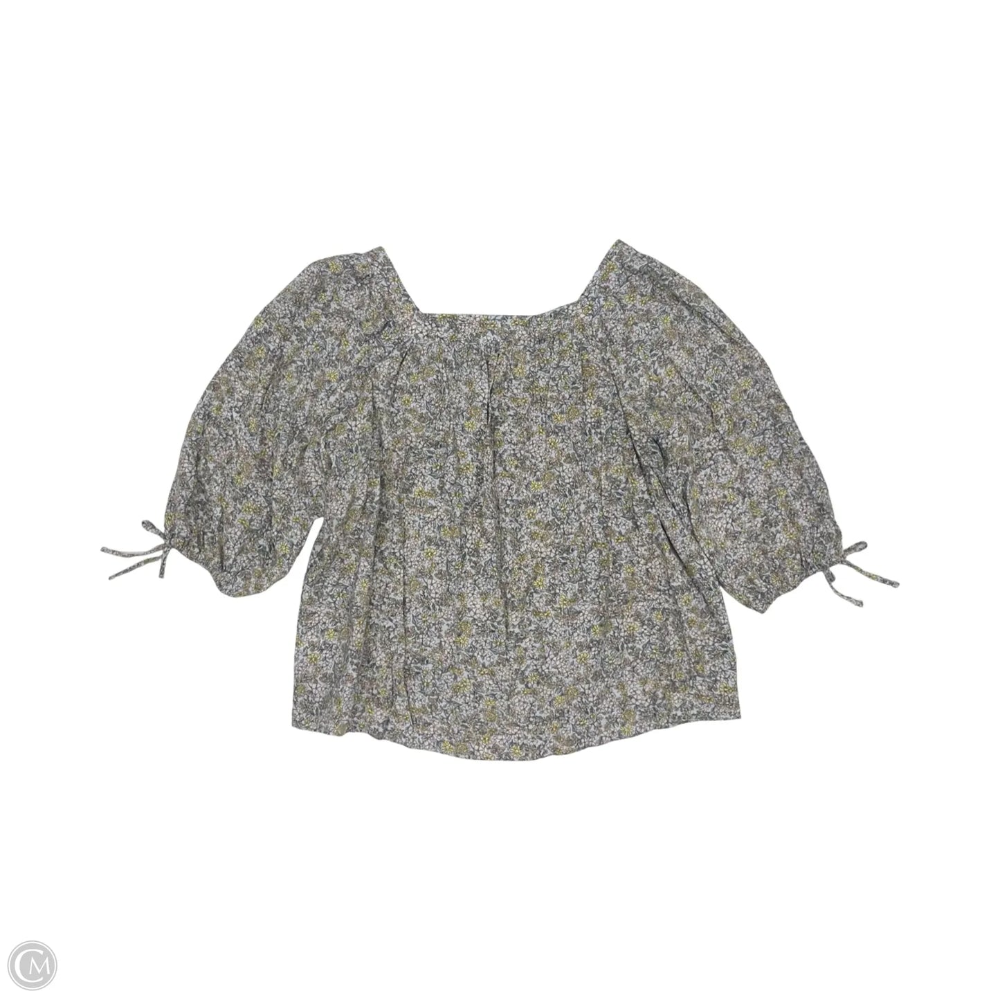 Blouse Long Sleeve By Lc Lauren Conrad In Floral Print, Size: Xl