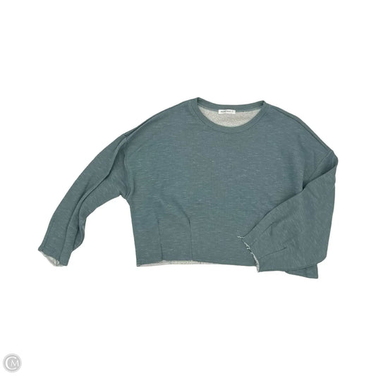 Sweatshirt Crewneck By Clothes Mentor In Green, Size: L