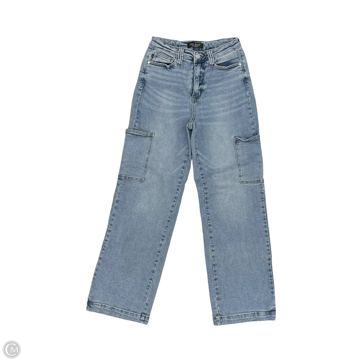 Jeans Wide Leg By Judy Blue In Blue Denim, Size: 6