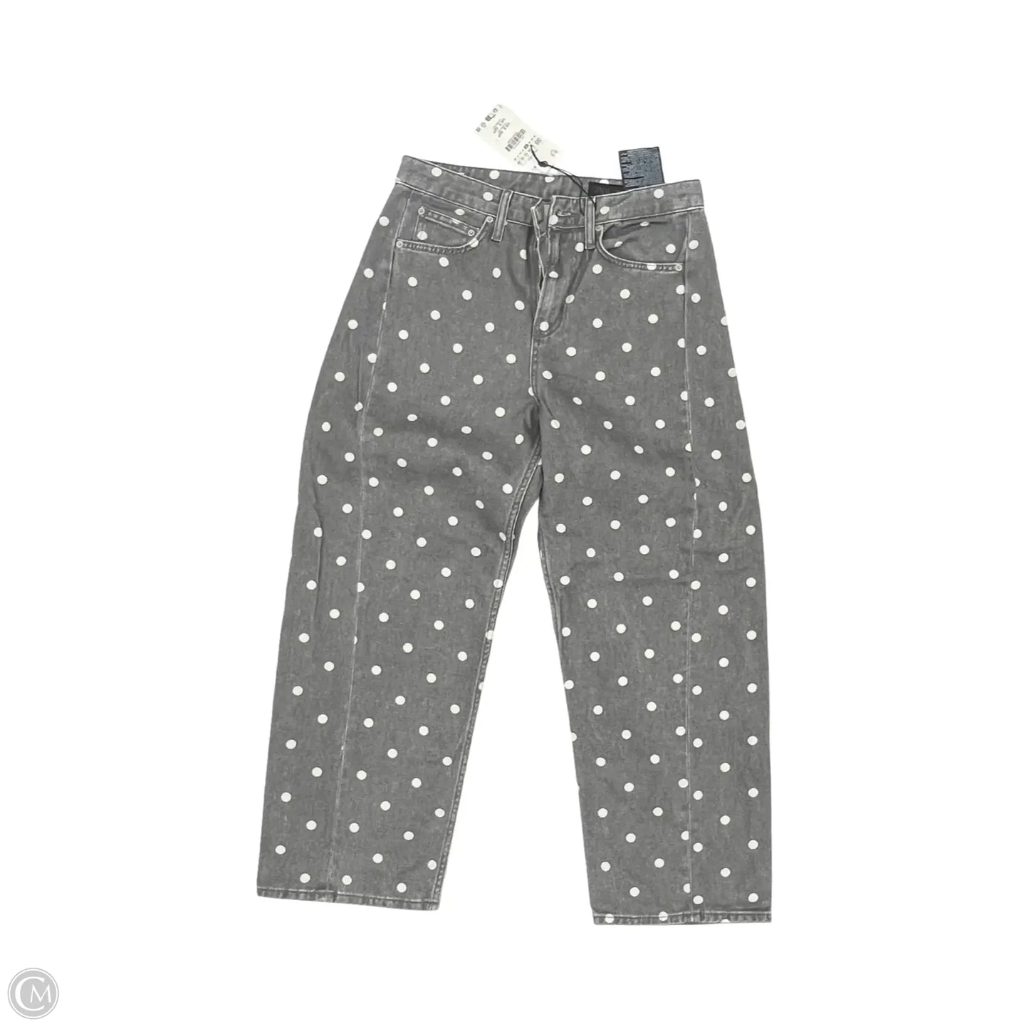 Jeans Wide Leg By Zara In Polkadot Pattern, Size: 6