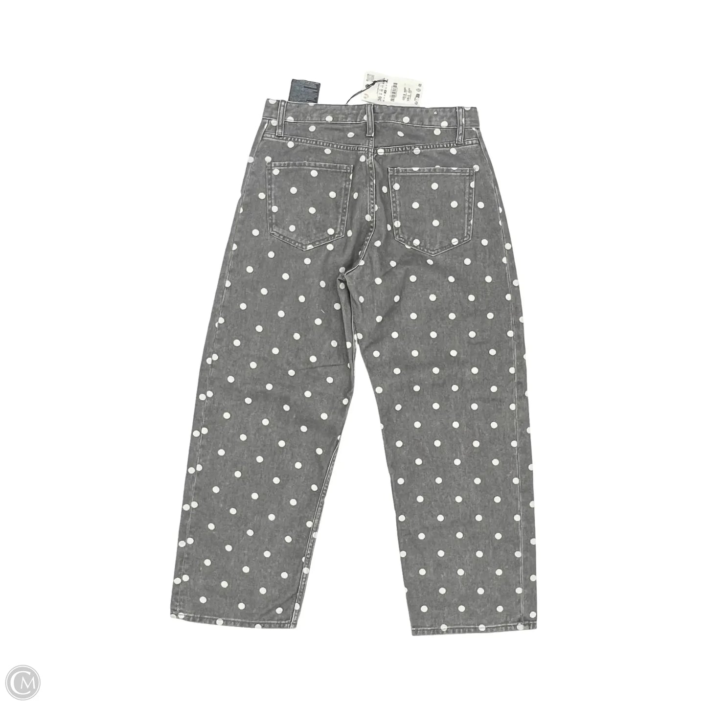 Jeans Wide Leg By Zara In Polkadot Pattern, Size: 6
