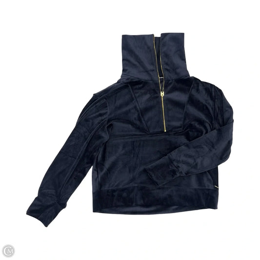 Sweatshirt Designer By Halston In Navy, Size: L