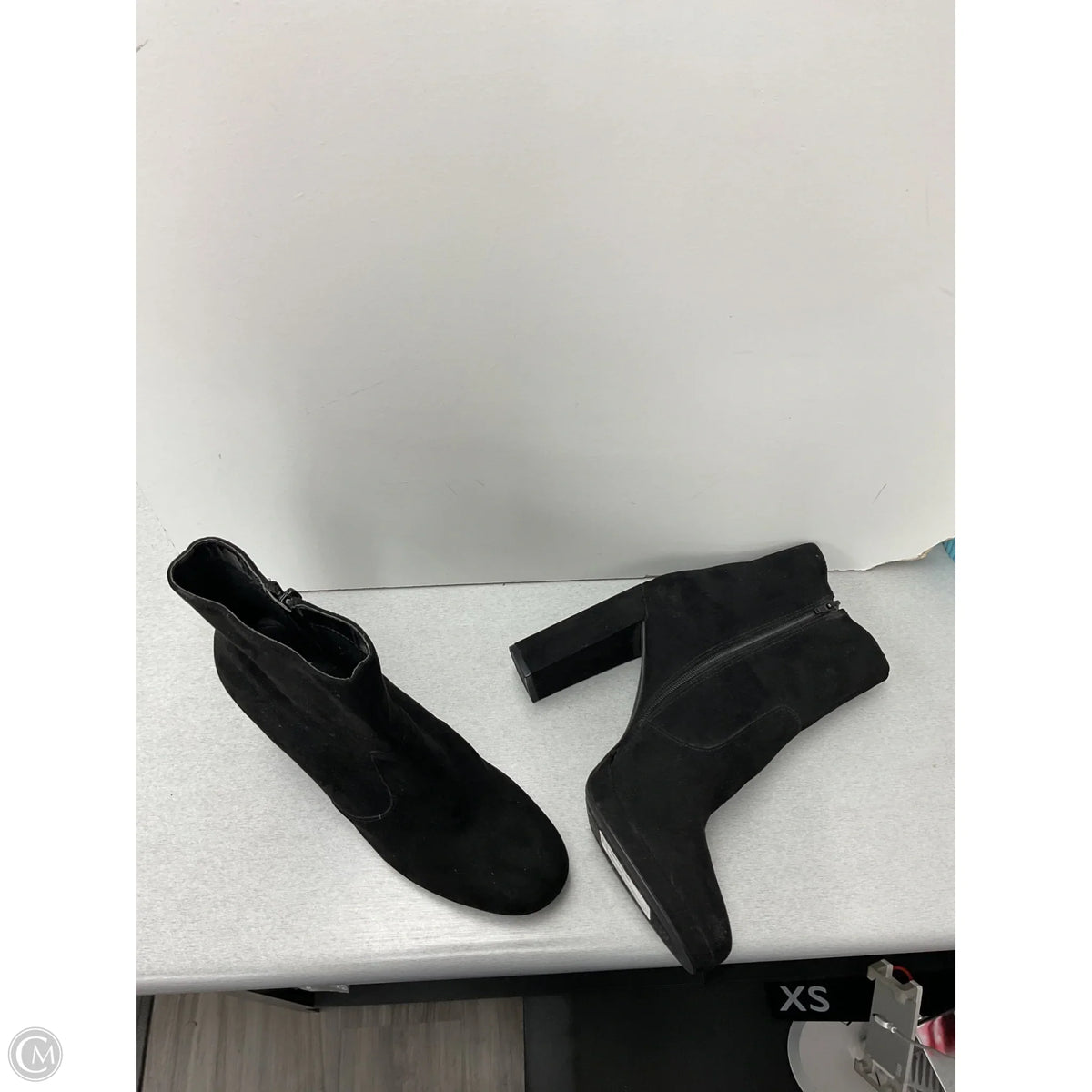 Boots Ankle Heels By Cmf In Black, Size: 12